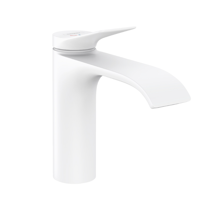 Смеситель для раковины Hansgrohe Vivenis CoolStart белый матовый 75023700