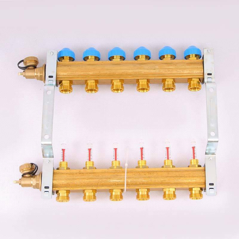 Коллекторная группа Watts HKV/T с расходомерами 1x3/4 EK 6 выходов 10004200