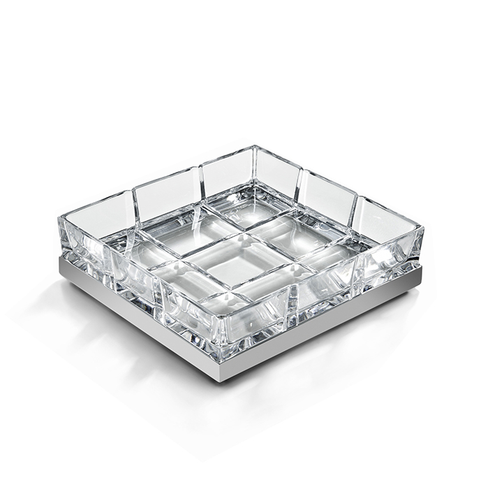 Мыльница 3SC Palace 120х110х30 мм хром PA01A SL