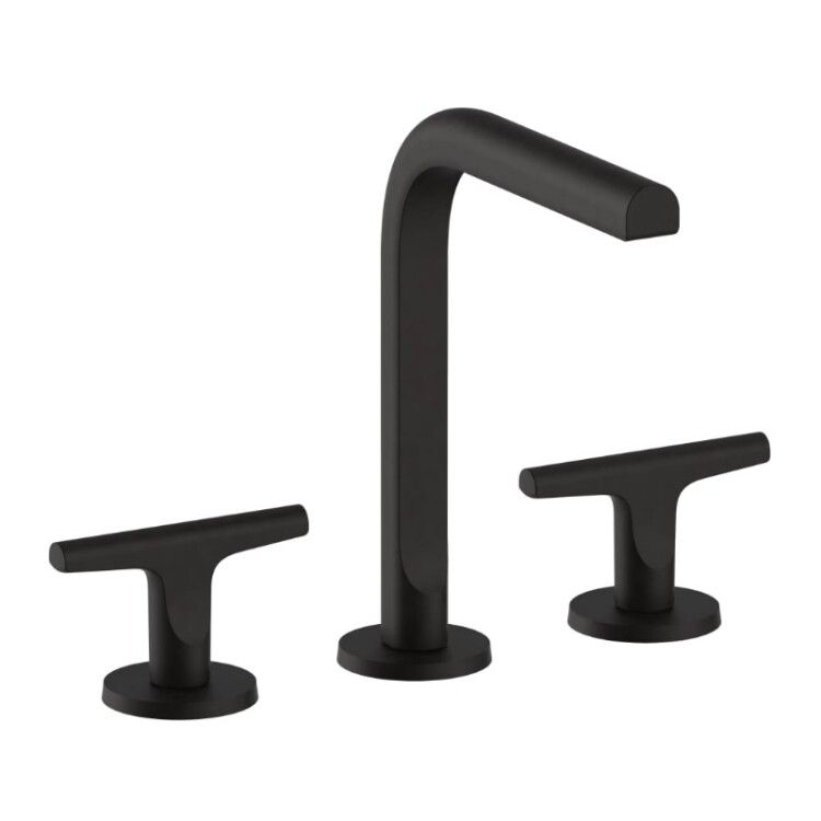 Смеситель для раковины Fantini Sailing на 3 отверстия Deep Black PVD 67S1J007W