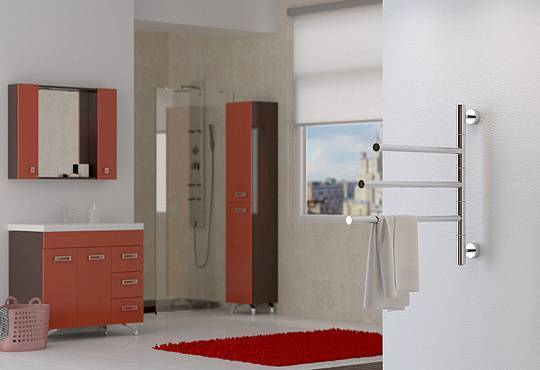 Полотенцесушитель электрический Сунержа Триада 585x540 мм левый без покрытия 00-0822-0540