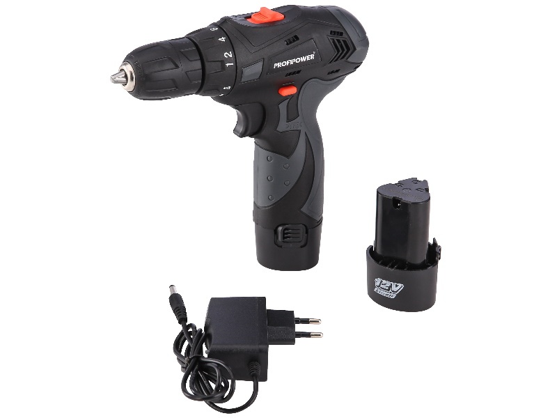 Аккумуляторная дрель-шуруповерт ProfiPower CN-12В 12 В CN-12В