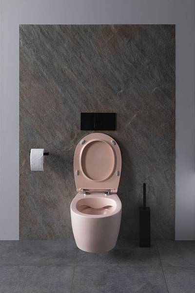 Чаша подвесного унитаза Allen Brau Fantasy розовый 4.11004.SM