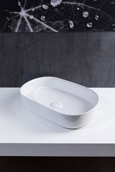 Раковина накладная Allen Brau Fantasy 55 см белый 4.11022.20