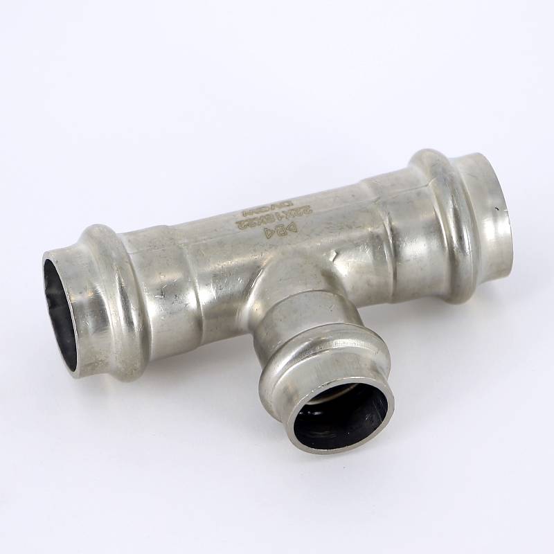 Тройник пресс IBP 22х18х22 мм нержавеющая сталь PS5130 0221822