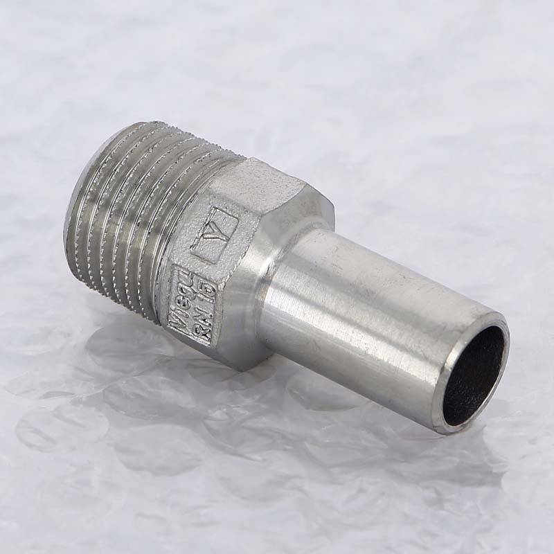 Переходник пресс Viega Sanpress Inox 15 мм x 1/2 НР нержавеющая сталь 436704