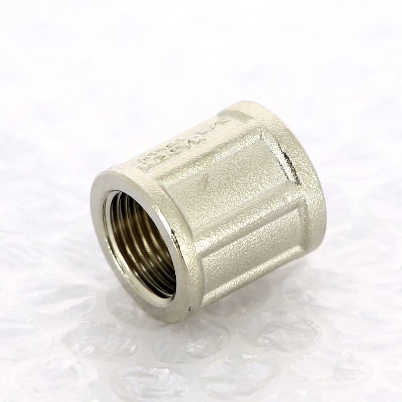 Муфта резьбовая никелированная Tiemme ВР-ВР 3/8 1500461