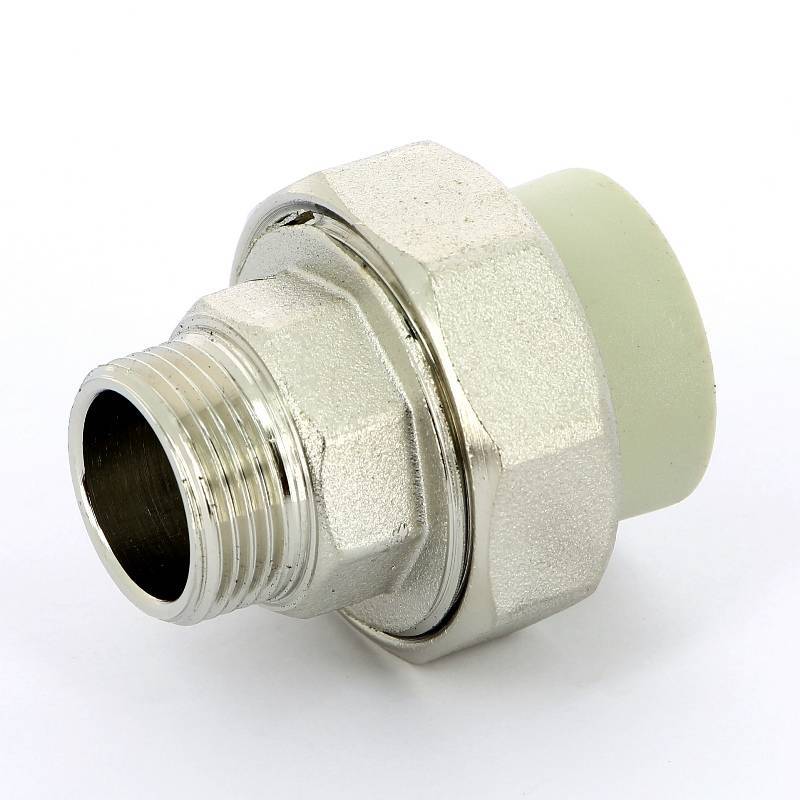 Муфта полипропиленовая FV-Plast разъемная с наружной резьбой 25x3/4 237025