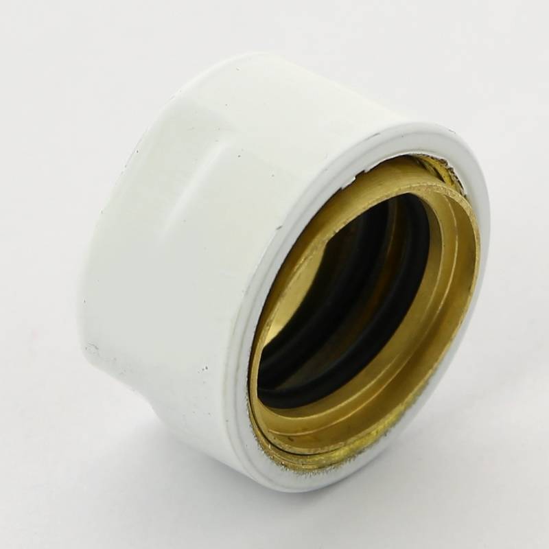 Соединитель для медной трубы Carlo Poletti 18 мм белый A58411E