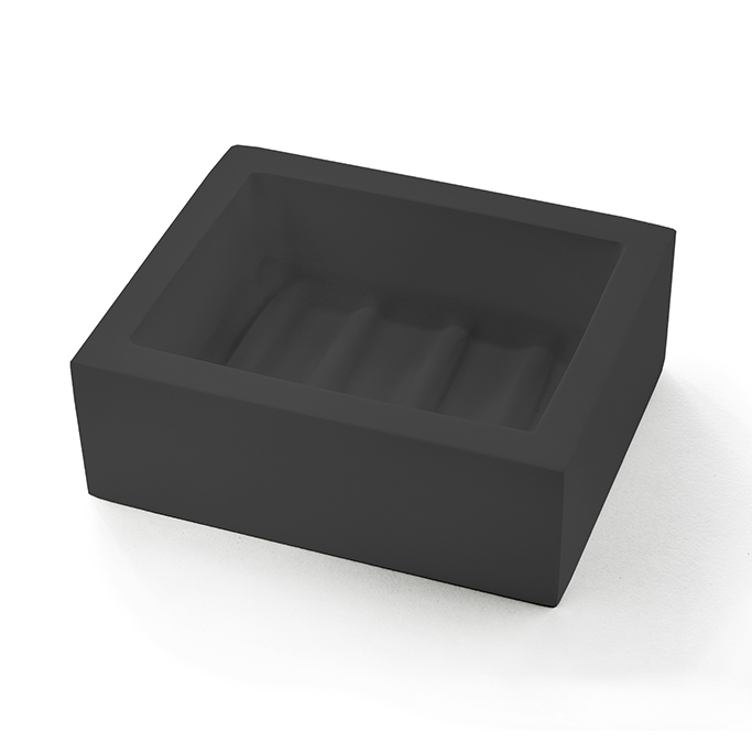 Мыльница 3SC BeMood Black 100x80x35 мм черный BEMN01A