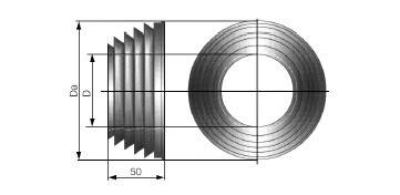 Уплотнитель шахтный REHAU 126-168 мм 12403831001