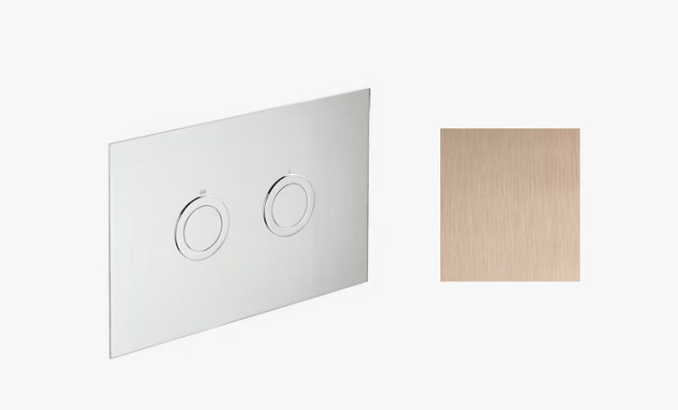 Клавиша смыва для унитаза THG 250x165 мм Umber matt PVD G00H67219TC