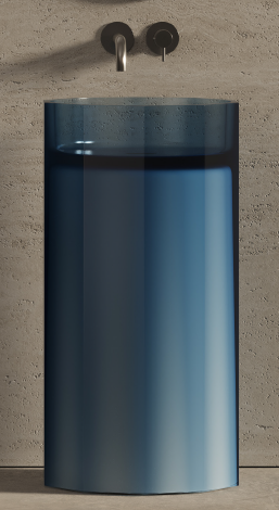 Раковина напольная DEA Design Pedestal Basin 480х456х900 мм Royal Blue DD2026480R7