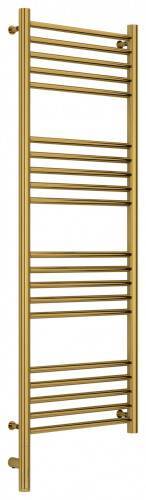 Полотенцесушитель электрический Сунержа Богема 3.0 прямая 1200x400 мм МЭМ нижнее слева золото 03-5804-1240