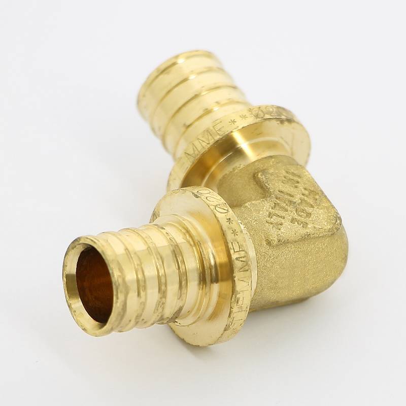 Угол аксиальный Uni-Fitt 20 мм латунь 743G7700