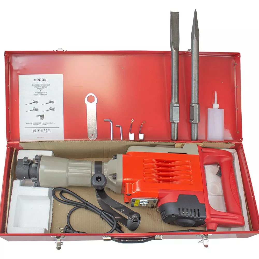Отбойный молоток Edon DH-GL110A 1500 Вт 20 Дж DH-GL110A