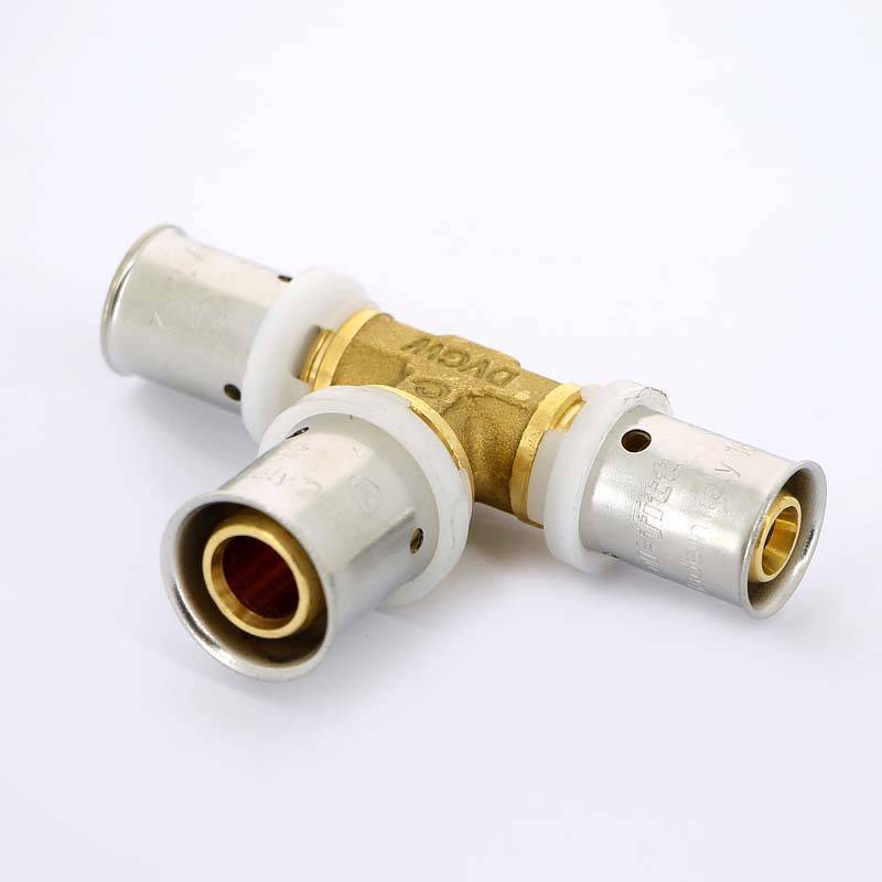 Тройник пресс Uni-Fitt 16x20x16 мм 706G6760