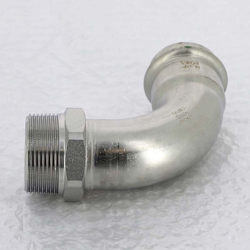 Угол пресс-Н нержавеющая сталь Viega Sanpress Inox 42x1 1/2 436957