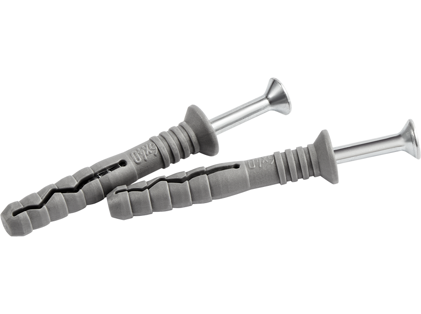 Дюбель-гвоздь пластиковый SHUFT 6x40 мм с бортиком НС-1425415