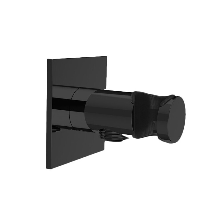 Шланговое подсоединение с держателем Almar Showers Accessories Absolute Black Brushed PVD E095039AB