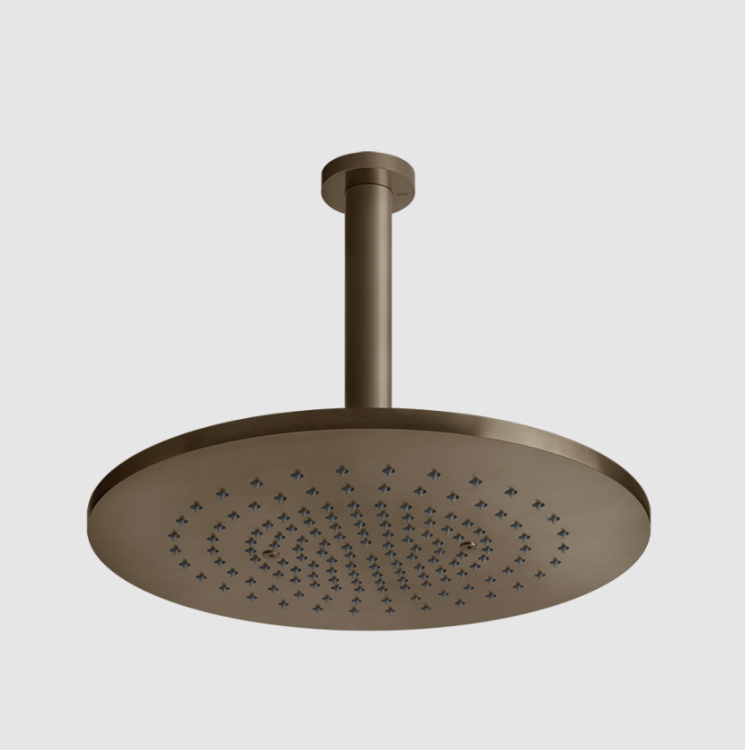 Верхний душ Gessi Shower316 355x355 мм потолочный Кофейная бронза брашированная 54152761