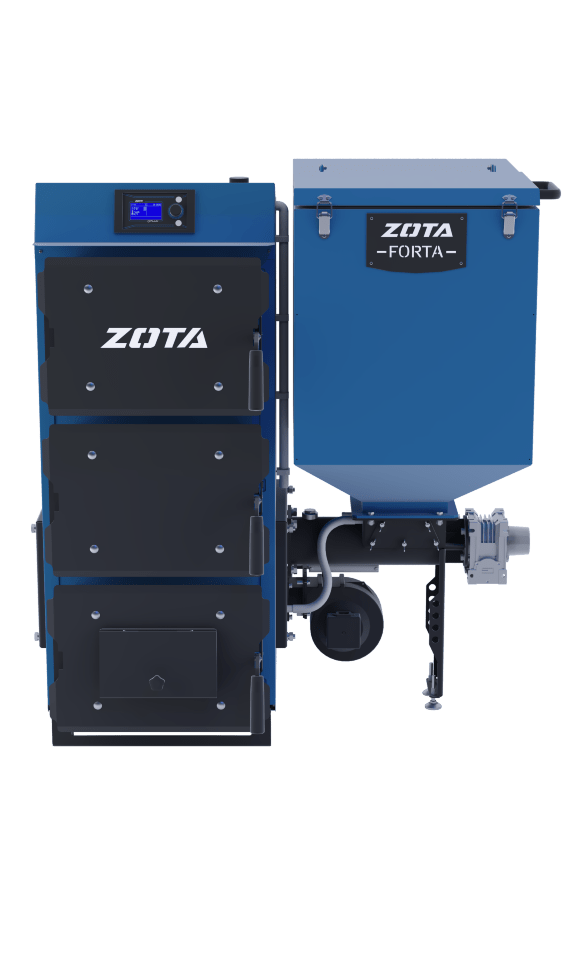 Котел твердотопливный автоматический ZOTA Forta 12 кВт FR4931120012
