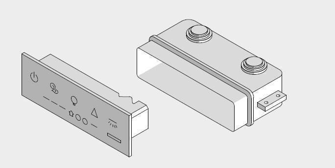 Монтажная коробка Effe Nuvola для панели управления парогенератора CH90000182