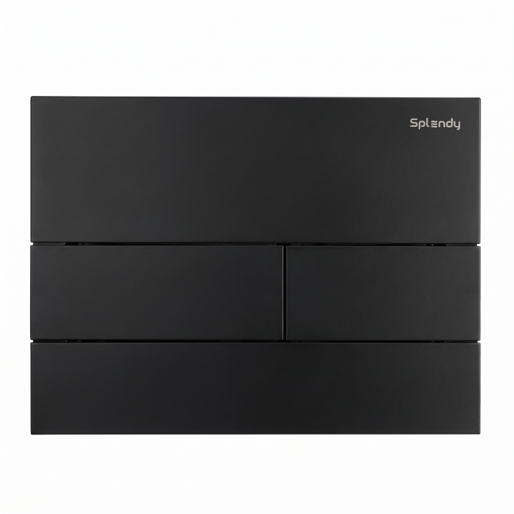 Клавиша смыва Splendy Stable Mood для унитаза 220x150 мм черный матовый SM302TMBM