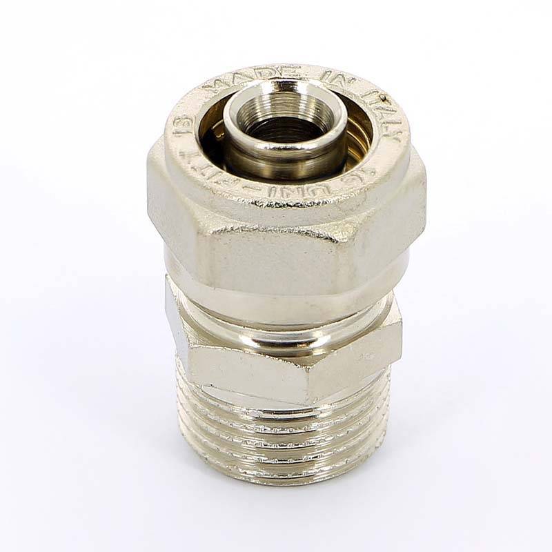 Муфта обжимная Uni-Fitt никелированная 16х1/2 НР 662N6200