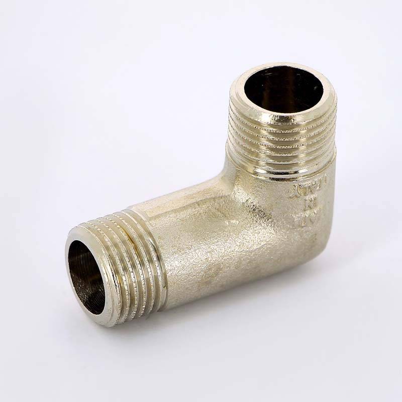 Угольник резьбовой Uni-Fitt 1/2 Н-Н никелированный 613N2200