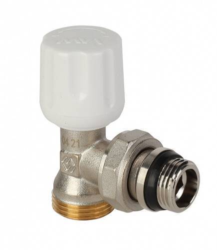 Вентиль радиаторный ручной угловой MVI Premium 1/2 x 3/4 EK с самоуплотняющимся кольцом TR.215.04
