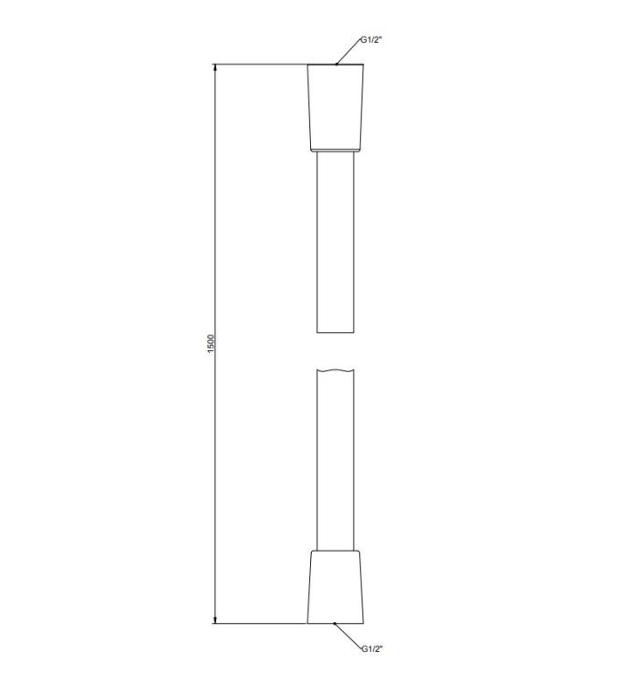 Шланг для душа Gessi 1500 мм Finox Brushed Nickel 01637149