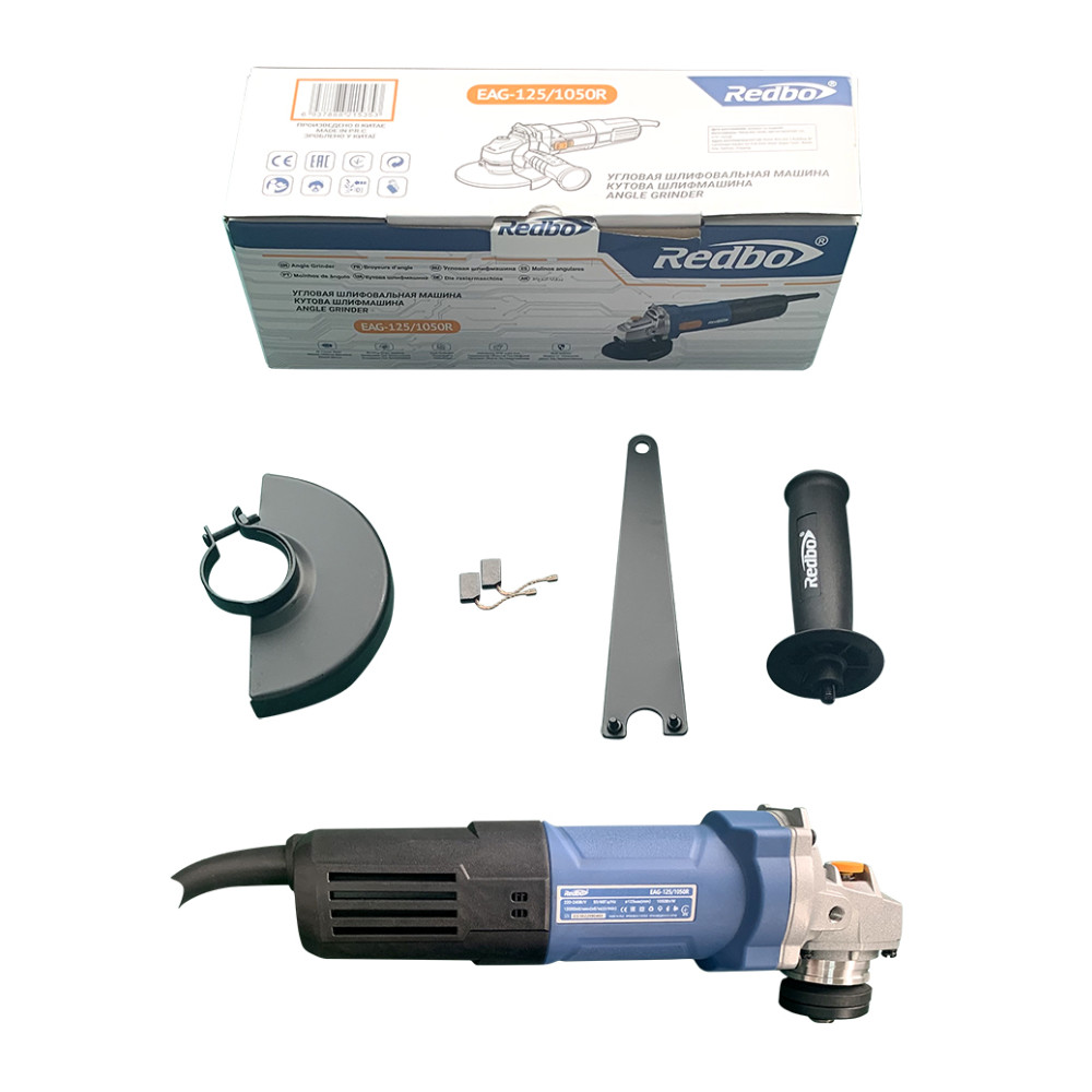 Угловая шлифовальная машина Redbo EAG-125/1050R 1050 Вт 125 мм EAG-125/1050R