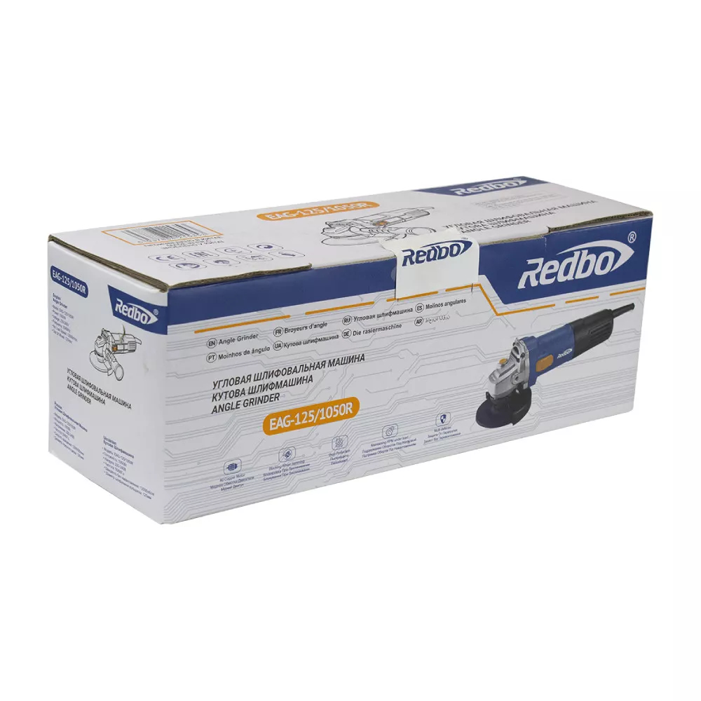 Угловая шлифовальная машина Redbo EAG-125/1050R 1050 Вт 125 мм EAG-125/1050R