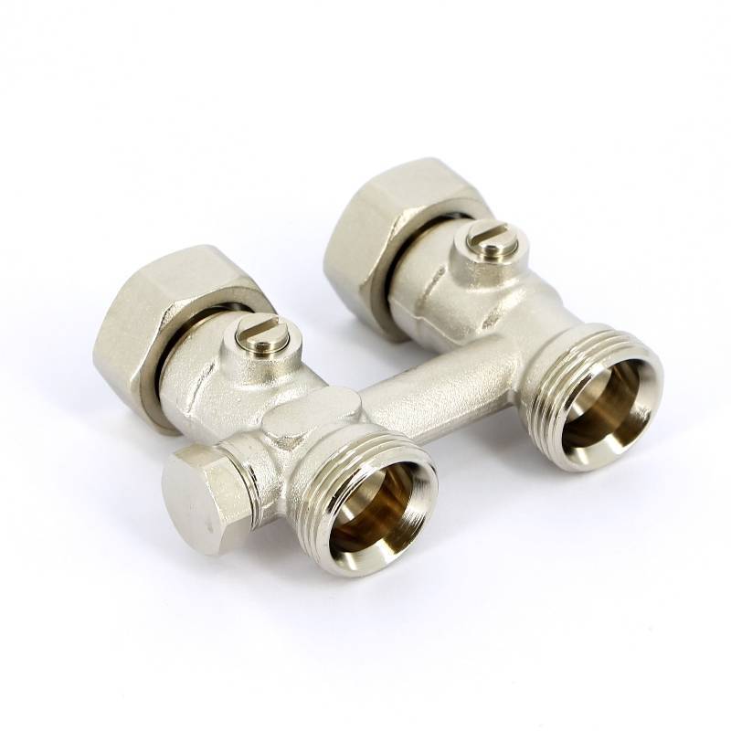 Узел радиаторный прямой Uni-Fitt с байпасом НВ 3/4 EK x 3/4 EK 190N3300