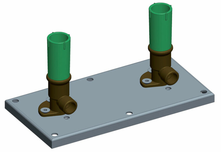 Внутренняя часть, Fima Carlo Frattini, назначение-смеситель для ванны напольного монтажа
