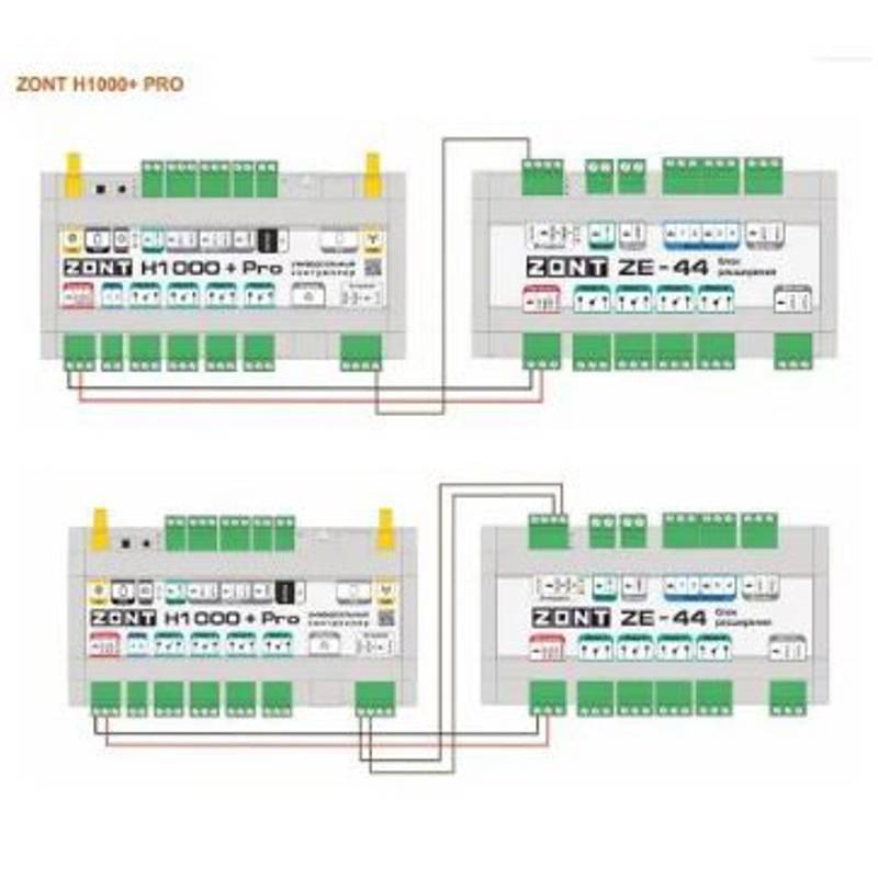 Блок расширения ZONT ZE-44 для контроллера H2000+ PRO ML00005696