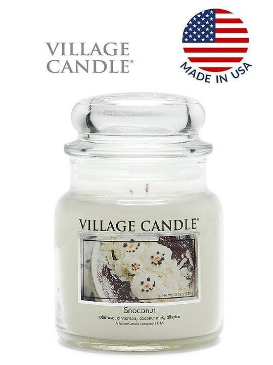 Ароматическая свеча Village Candle Coconut Milk Кокосовое молоко 389 г 10140