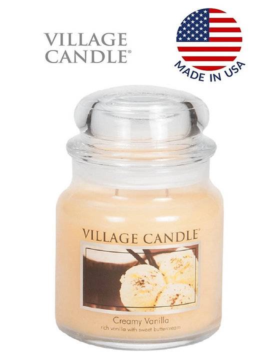 Ароматическая свеча Village Candle Сливочный крем и ваниль 389 г 10081