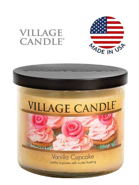 Ароматическая свеча Village Candle Vanilla Cupcake Ванильный кекс 396 г 10172
