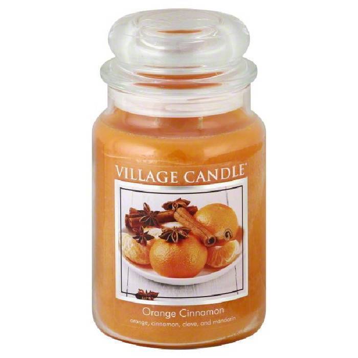 Свеча ароматическая Village Candle Апельсин с корицей 602 г 10049