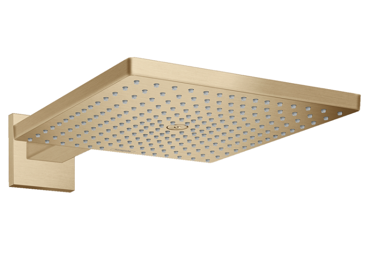 Верхний душ Hansgrohe Raindance E 300 1jet 300 мм с держателем шлифованная бронза 26238140