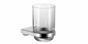 Стакан с держателем Keuco Moll 74х105х108 мм хром 12750 019000