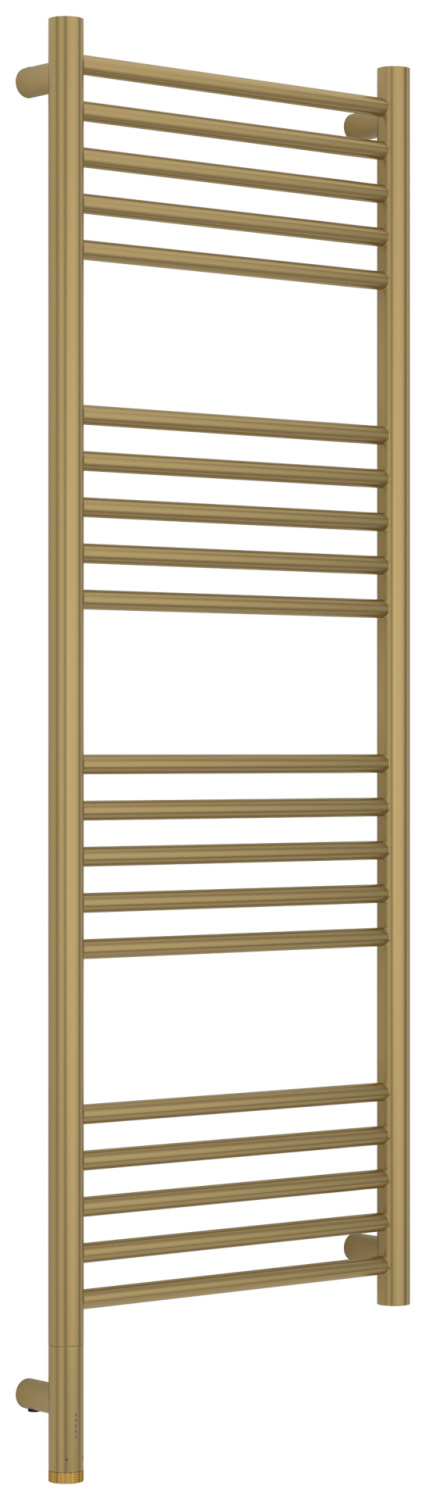 Полотенцесушитель электрический Сунержа Богема 3.1 прямая 400x1200 мм левый золотой шёлк матовый 32-6004-1240