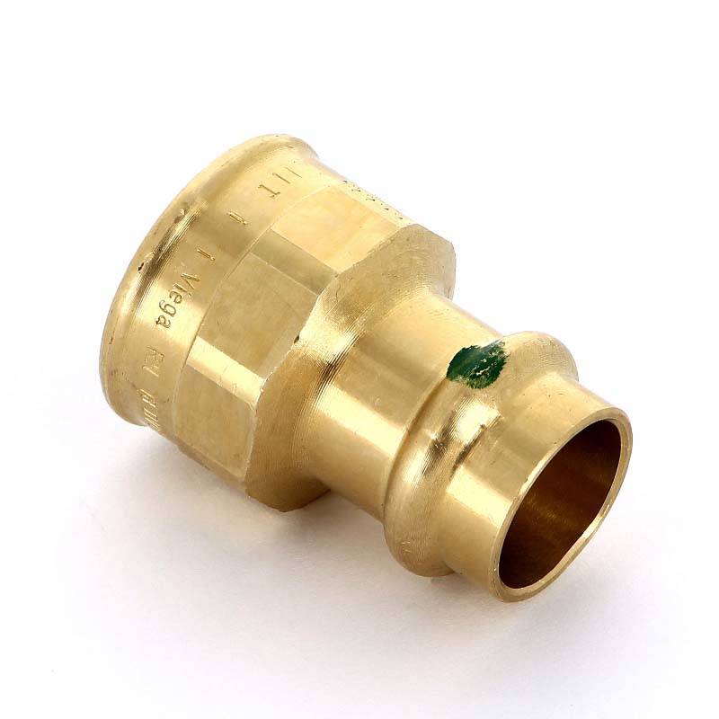 Муфта переходная пресс-В Viega Sanpress бронза 18х3/4 294519