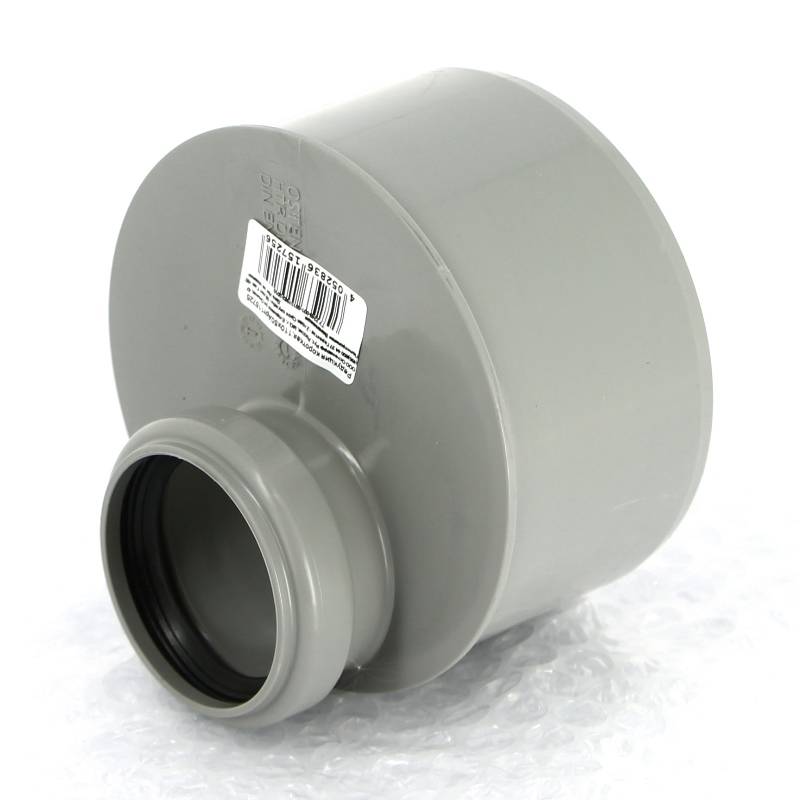 Редукция канализационная Ostendorf HT HTRK 110/50 мм короткая эксцентрическая 115725