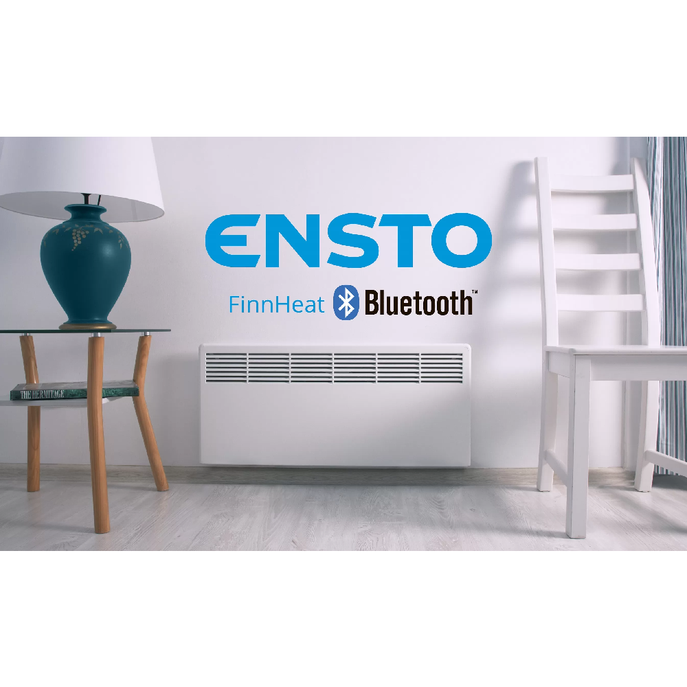 Конвектор электрический Ensto FinnHeat Вт электронный термостат Bluetooth с вилкой EPHBEBT20PR