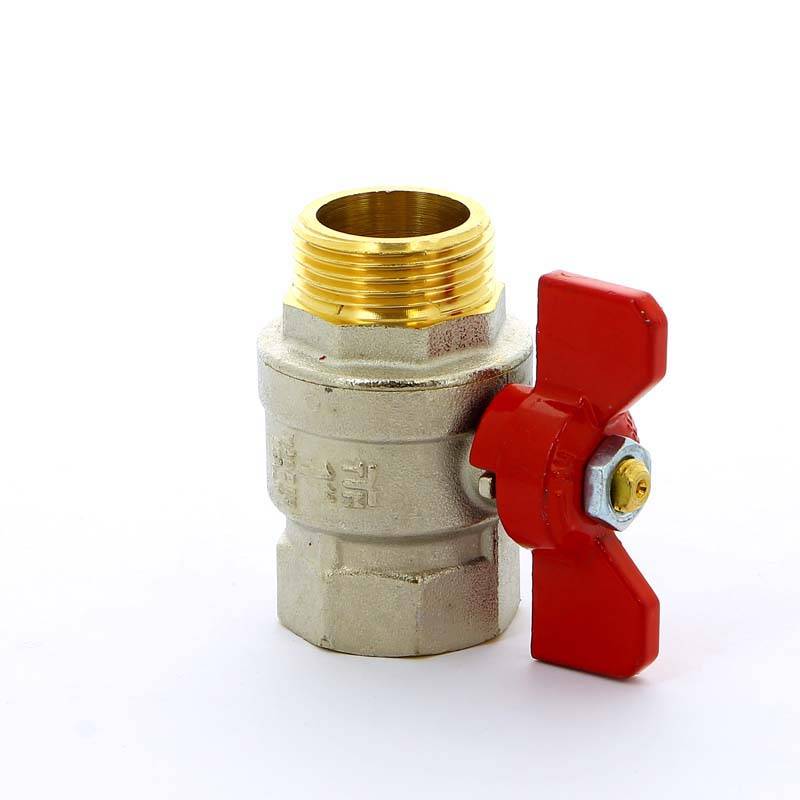 Кран шаровой Tiemme SCIROCCO НВ бабочка 1 2310007