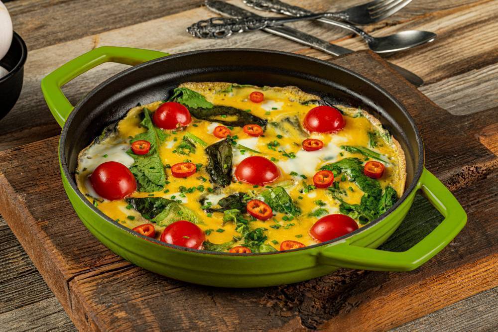 Сковорода с двумя ручками Hascevher KTV 22 см Green A622822