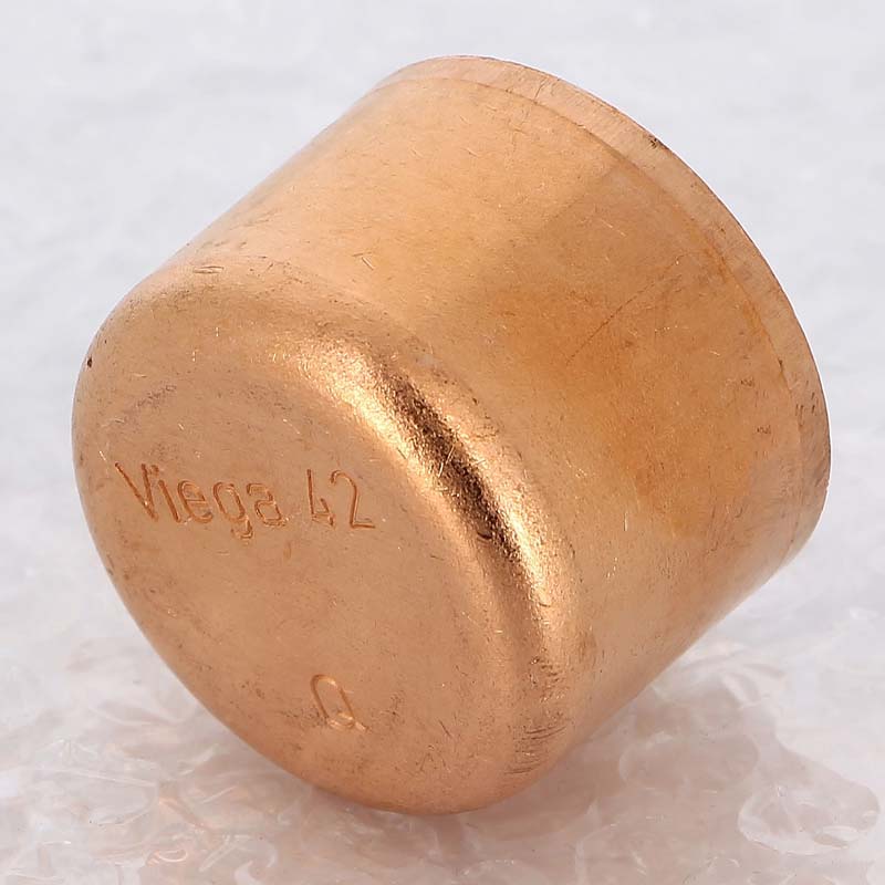 Заглушка медная Viega под пайку 42 мм 113155